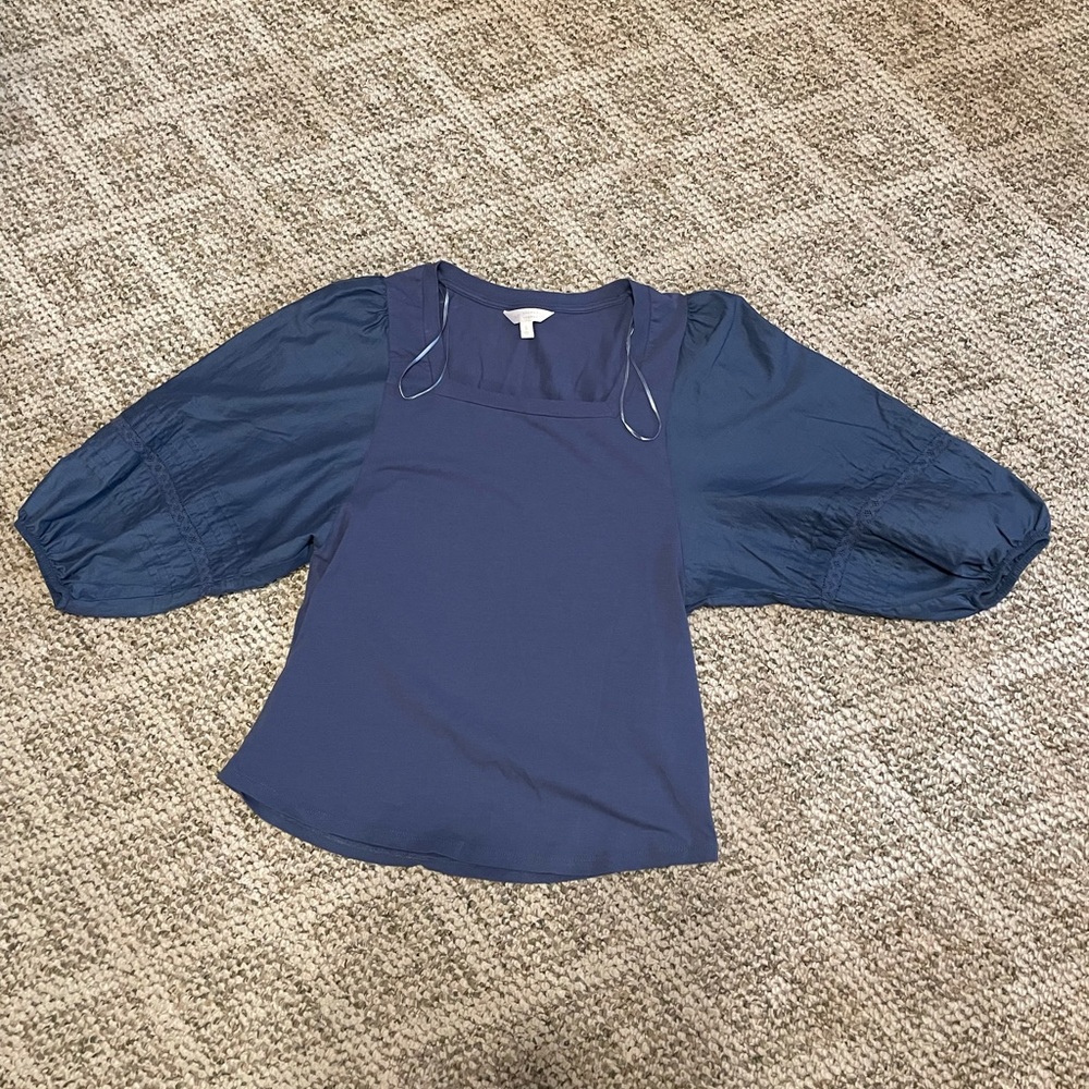 Lauren Conrad puffy sleeve top